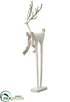 Silk Plants Direct Reindeer - White - Pack of 2