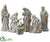 Nativity Set - Gray Silver - Pack of 1