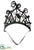 Silk Plants Direct Spider Tiara - Black - Pack of 6