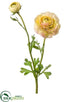 Silk Plants Direct Ranunculus Spray - Yellow Pink - Pack of 12