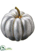 Silk Plants Direct Pumpkin - Silver Gold - Pack of 2