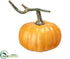 Silk Plants Direct Pumpkin - Orange Soft - Pack of 6