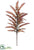 Fern Spray - Brown Green - Pack of 12