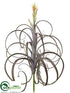 Silk Plants Direct Tillandsia Pick - Green Burgundy - Pack of 4
