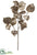 Coleus Leaf Spray - Silver Antique - Pack of 6