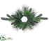 Silk Plants Direct Bottle Brush Pine Centerpiece Two-Tone - Green Two Tone - Pack of 6