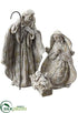 Silk Plants Direct Holy Family - Brown Whitewashed - Pack of 2