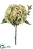 Silk Plants Direct Hydrangea Spray - Green Gray - Pack of 12