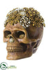 Silk Plants Direct Skull - Clear Bronze - Pack of 2