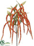 Silk Plants Direct Amaranthus Hanging Bush - Orange - Pack of 12