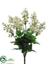 Silk Plants Direct Bouvardia Bush - Cream - Pack of 12