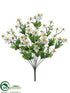 Silk Plants Direct Daisy Bush - White - Pack of 12