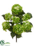 Silk Plants Direct Hydrangea Bush - Green Two Tone - Pack of 6