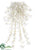 Lily Hanging Bush - White - Pack of 6