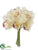 Cymbidium Orchid Bouquet - White - Pack of 12