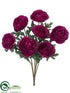 Silk Plants Direct Ranunculus Bush - Boysenberry - Pack of 6