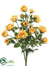 Silk Plants Direct Rose Bush - Yellow - Pack of 12
