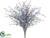Silk Plants Direct Star Flower Bush - White Lavender - Pack of 12