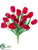 Silk Plants Direct Tulip Bush - Red - Pack of 12