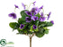 Silk Plants Direct Viola Bush - Lavender Two Tone - Pack of 36