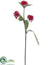 Silk Plants Direct Asclepias Spray - Red - Pack of 12