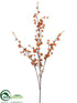 Silk Plants Direct Fall Blossom Spray - Terra Cotta - Pack of 12