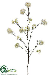 Cherry Blossom Spray - White - Pack of 6