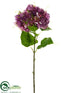 Silk Plants Direct Hydrangea Spray - Violet - Pack of 6