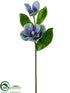 Silk Plants Direct Magnolia Spray - Blue - Pack of 12