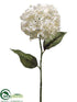 Silk Plants Direct Hydrangea Spray - Pearl - Pack of 6