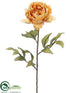 Silk Plants Direct Peony Spray - Amber - Pack of 12