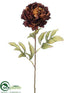 Silk Plants Direct Peony Spray - Coffee - Pack of 12