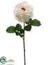 Silk Plants Direct Rose Spray - White - Pack of 12