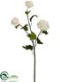 Silk Plants Direct Snowball Spray - Cream - Pack of 12