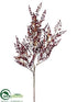 Silk Plants Direct Statice Spray - Burgundy - Pack of 12