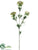 Silk Plants Direct Blooming Thistle Spray - Purple - Pack of 12