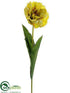 Silk Plants Direct Tulip Spray - Yellow - Pack of 12