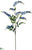 Silk Plants Direct Vinca Spray - White - Pack of 12