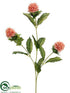 Silk Plants Direct Flower Spray - Peach Sherbet - Pack of 12