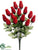 Rose Bud Bush - Red - Pack of 12