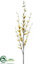 Silk Plants Direct Lonicera Leaf Spray - Moss Beige - Pack of 12