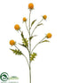 Silk Plants Direct Straw Flower Spray - Yellow - Pack of 12