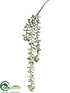 Silk Plants Direct Hanging Berry Spray - Cream - Pack of 12