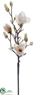 Silk Plants Direct Magnolia Spray - Blush - Pack of 6