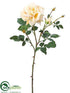 Silk Plants Direct Rose Spray - Apricot - Pack of 12