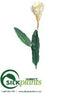 Silk Plants Direct Night Blooming Cereus Spray - White - Pack of 12