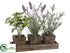 Silk Plants Direct Herb - Green Lavender - Pack of 4