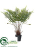 Silk Plants Direct Fern - Green - Pack of 4