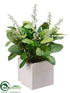 Silk Plants Direct Mint - Green - Pack of 6