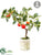 Silk Plants Direct Apple Tree - Red - Pack of 2